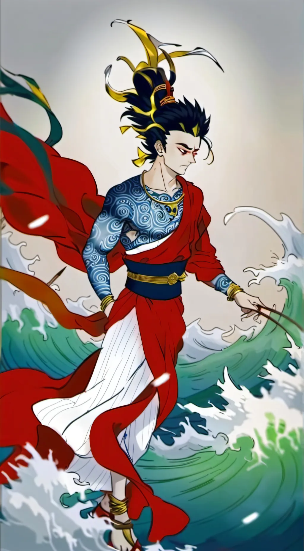 ai character: dragon ball z background