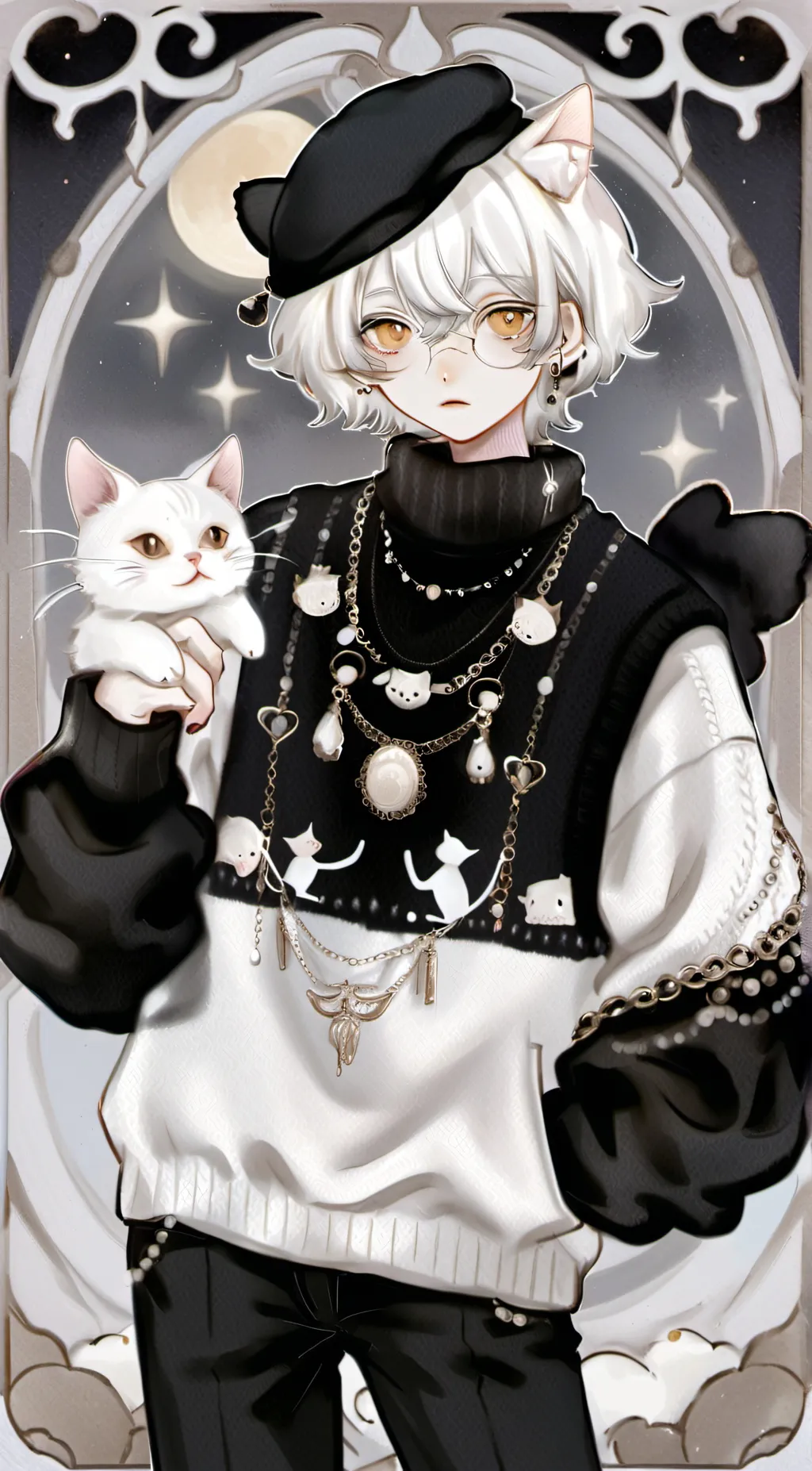 ai character: mark background