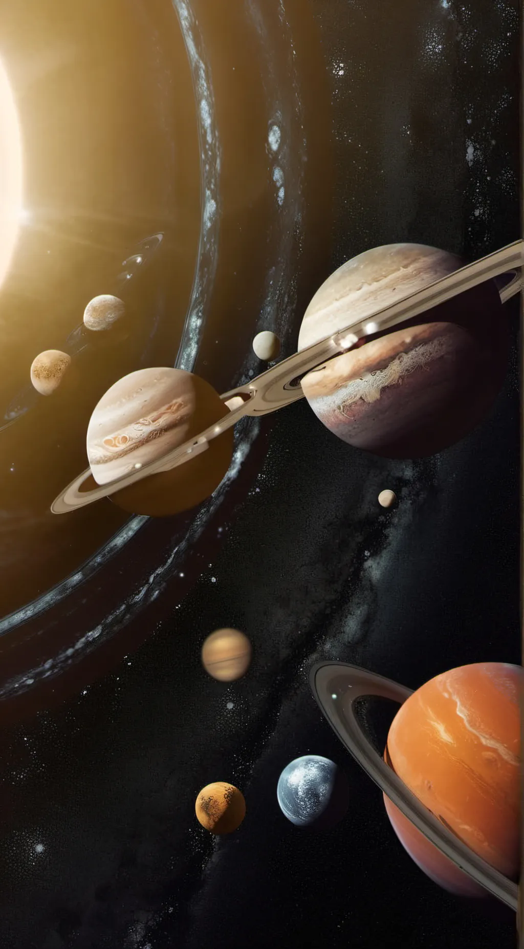 ai character: Solar System #2 background