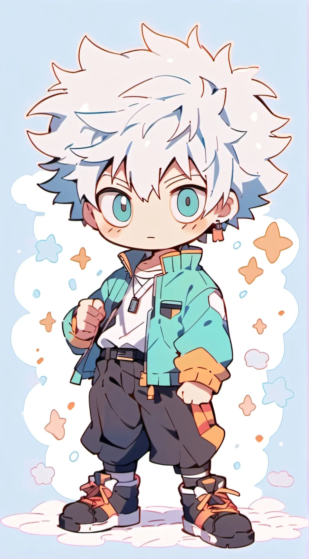 ai character: Katsuki backugo background