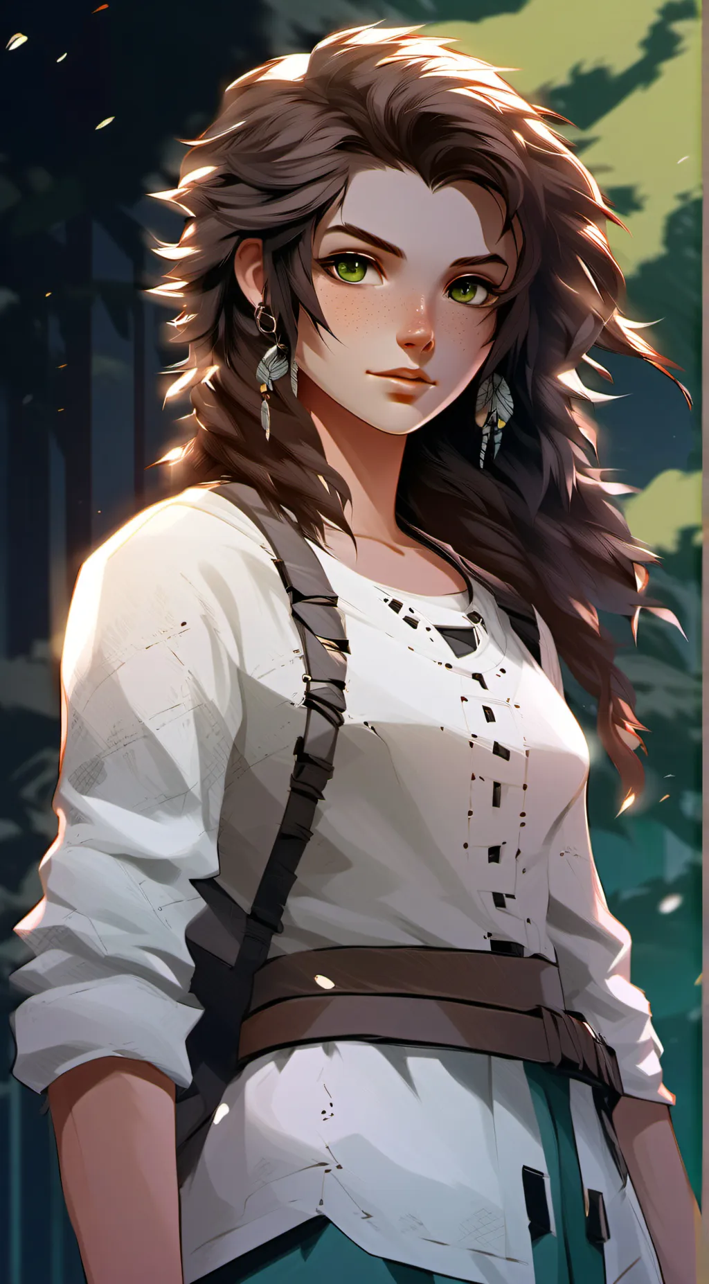 ai character: Nadia Freeman background