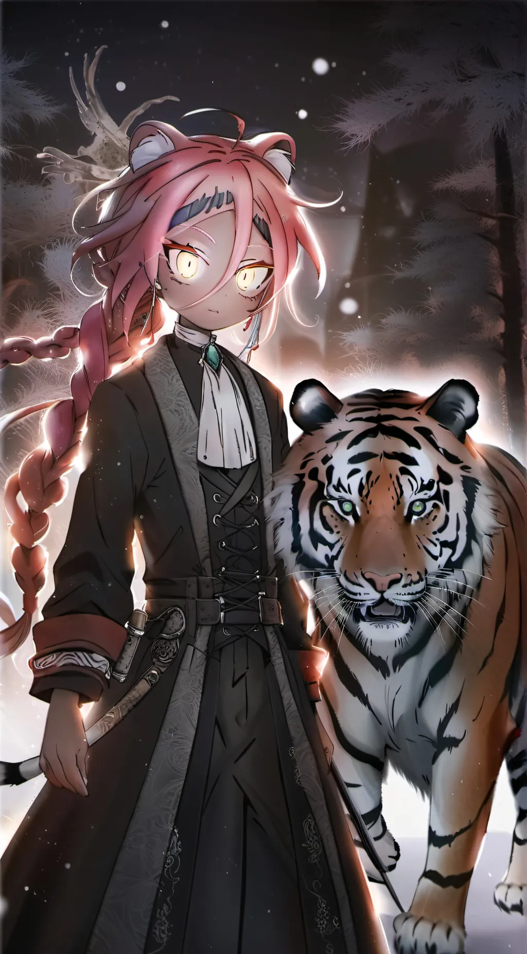 ai character: kiya background