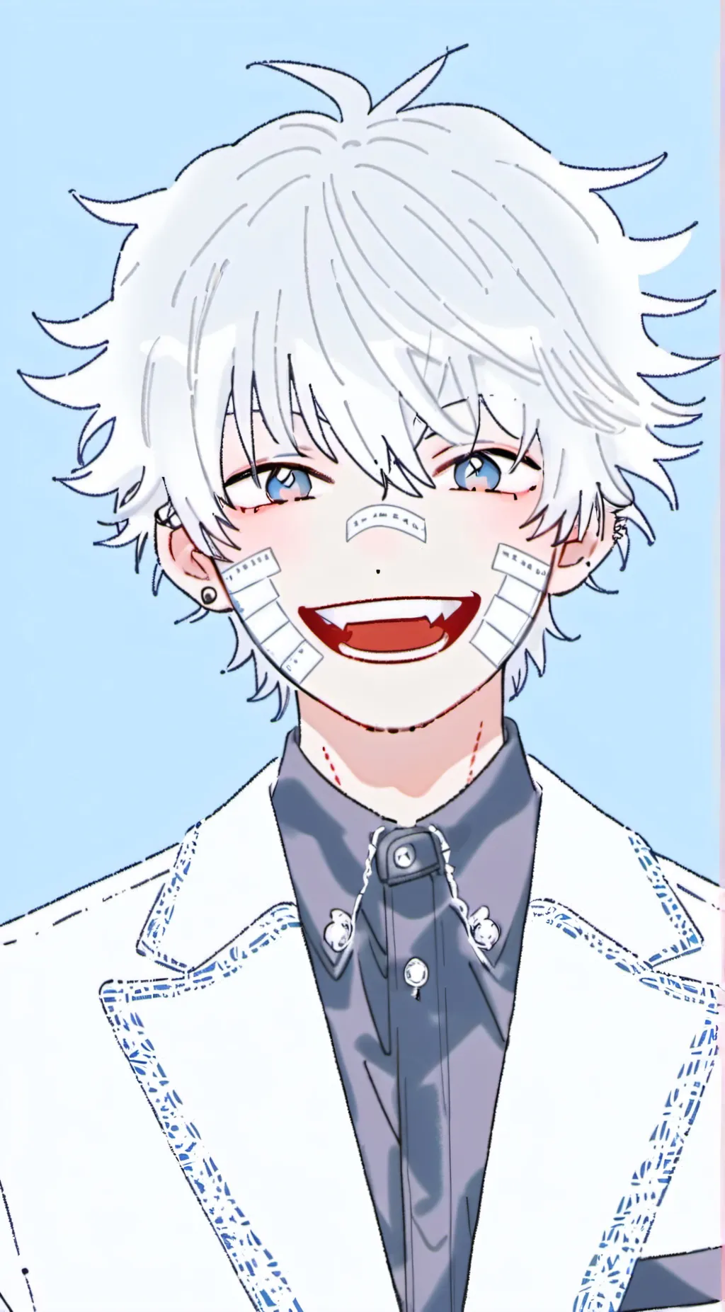 ai character: Senz  background