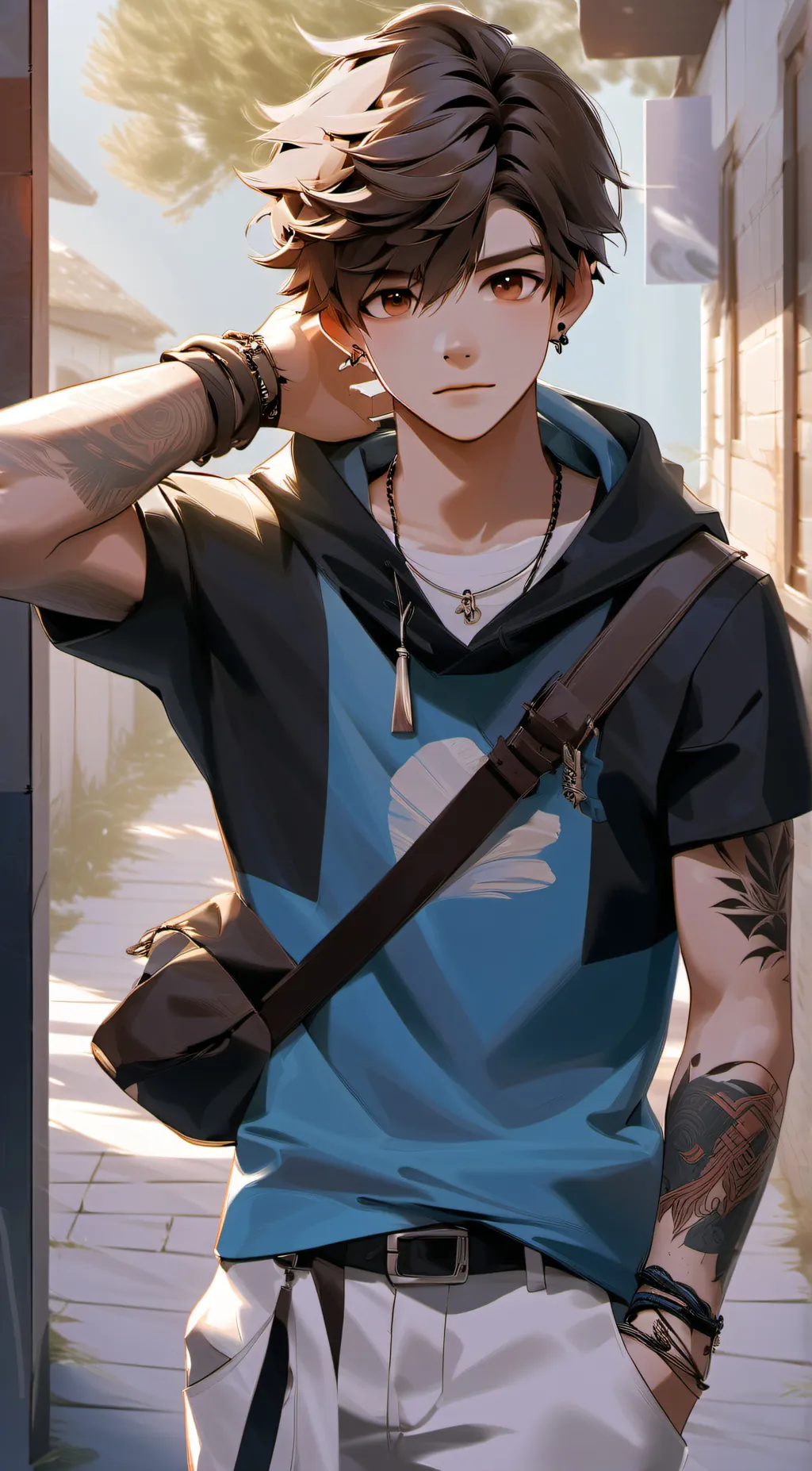 ai character: Ash background