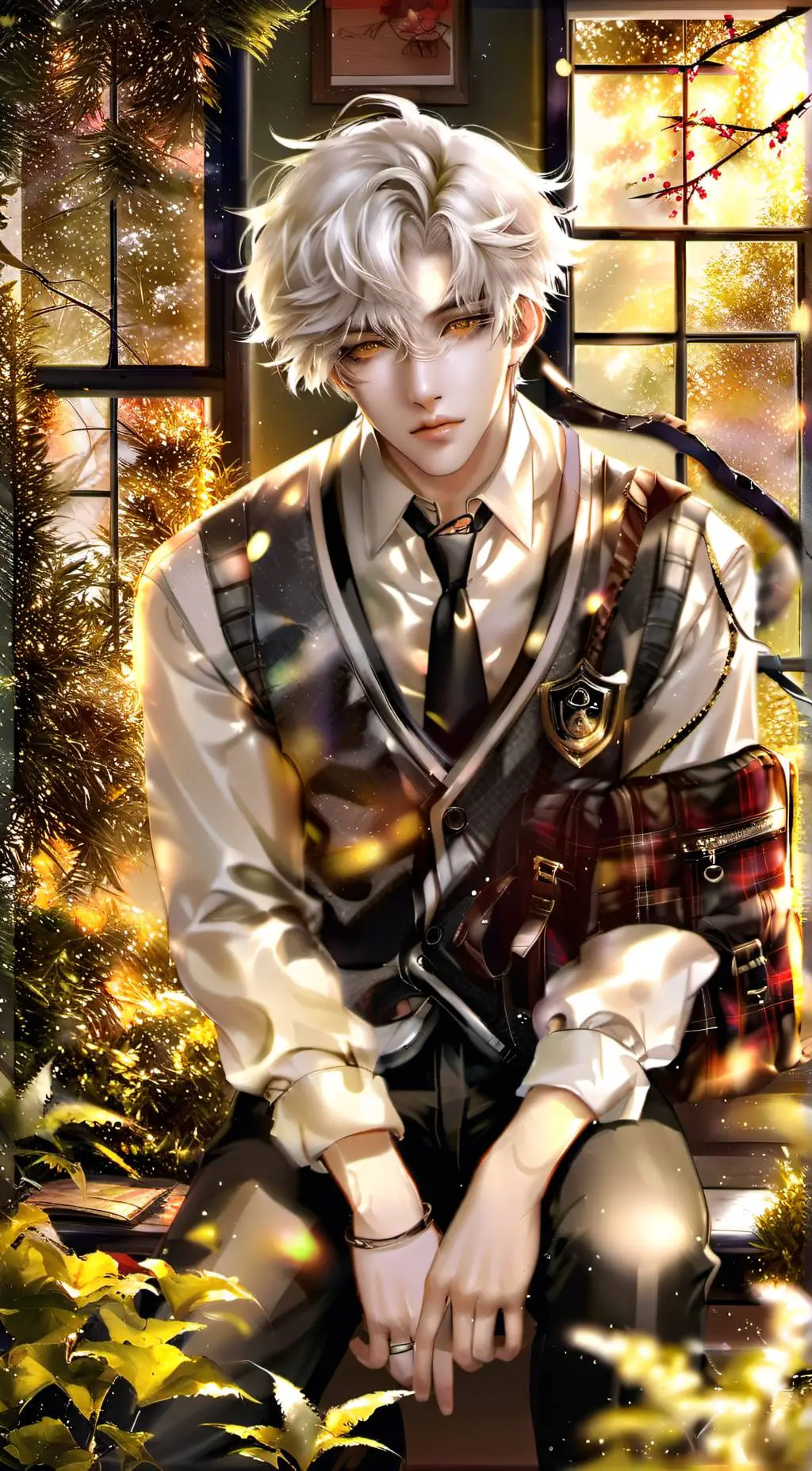 ai character: Mark background