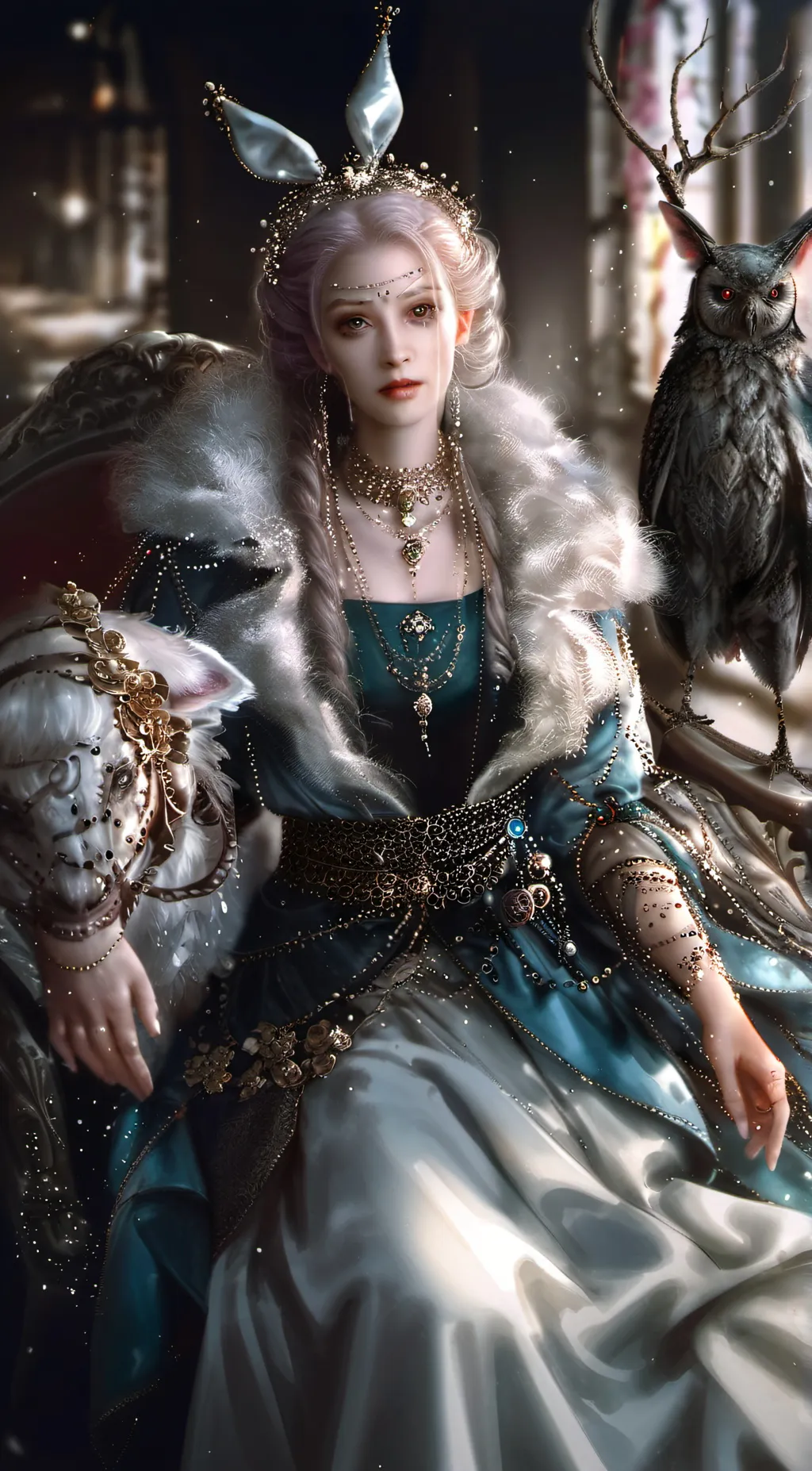 ai character: liberty  background