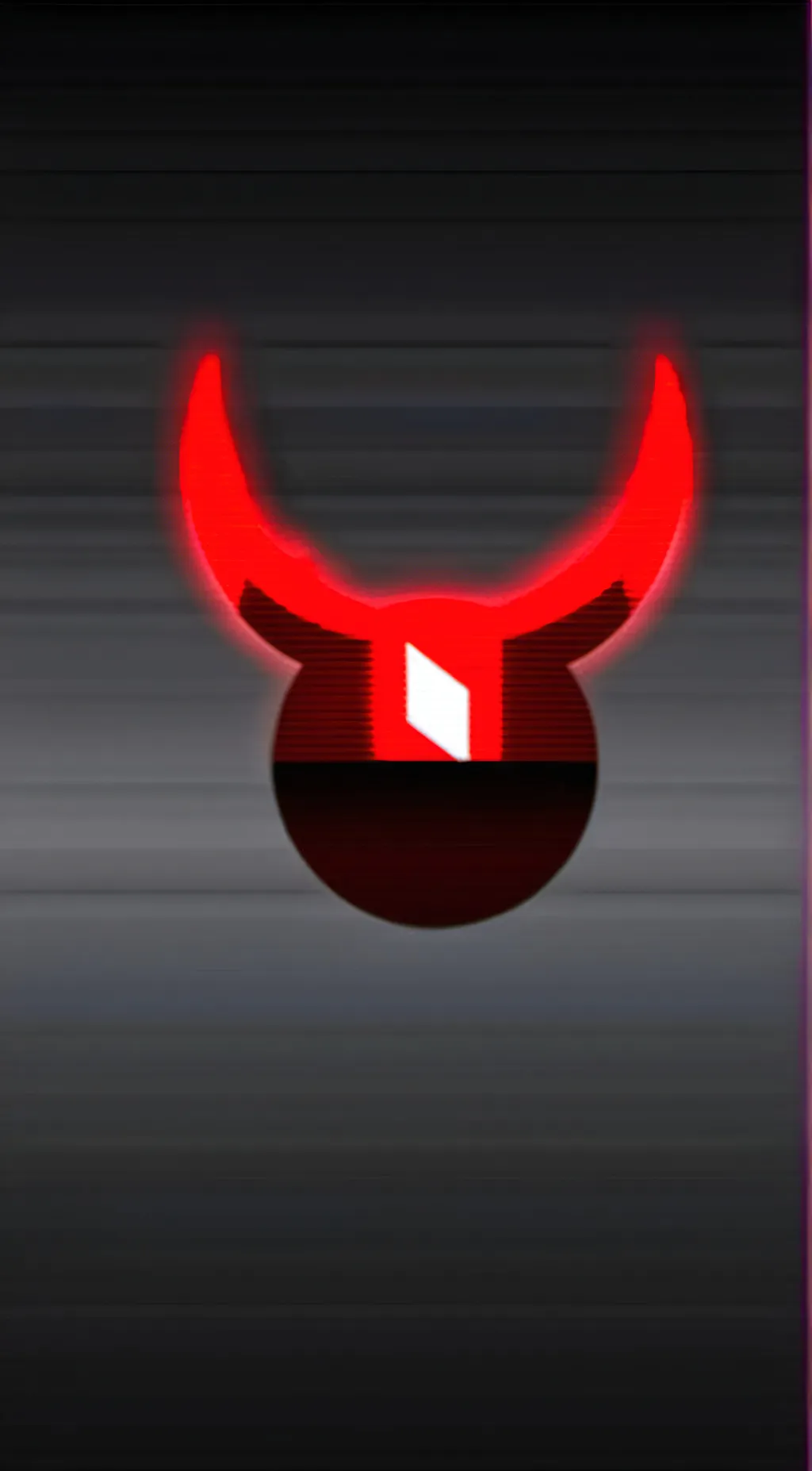 ai character: Red orb background