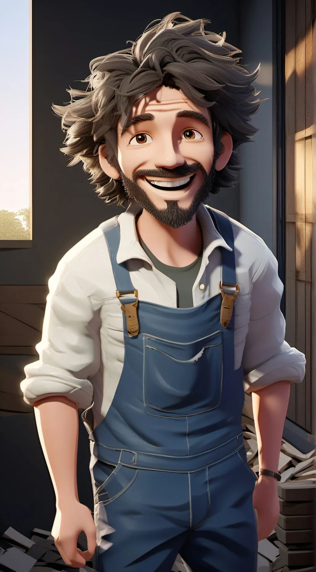 ai character: CoTtOn EyE jOe background