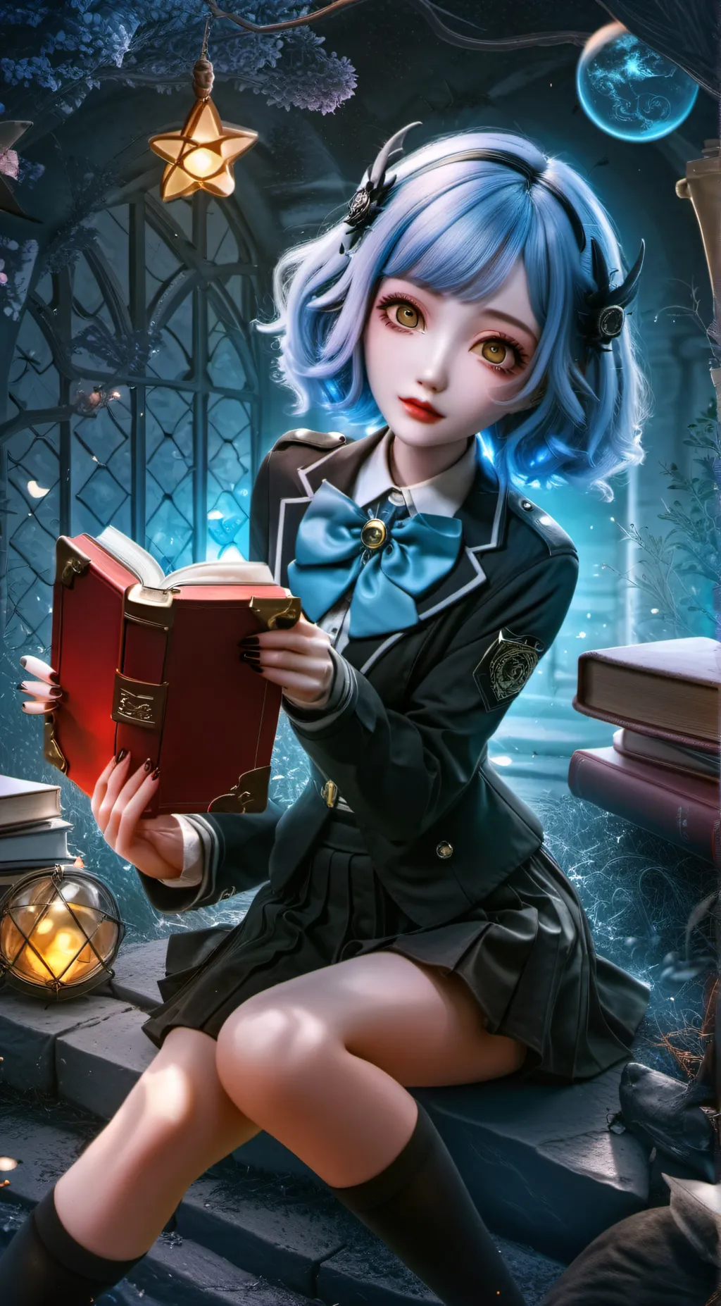 ai character: Mayumi Tokui background