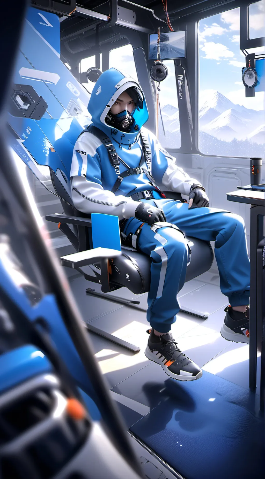 ai character: death truper background