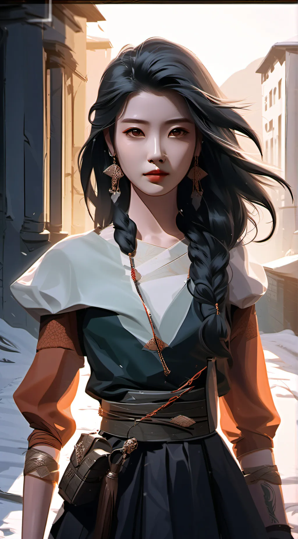 ai character: Ariana background