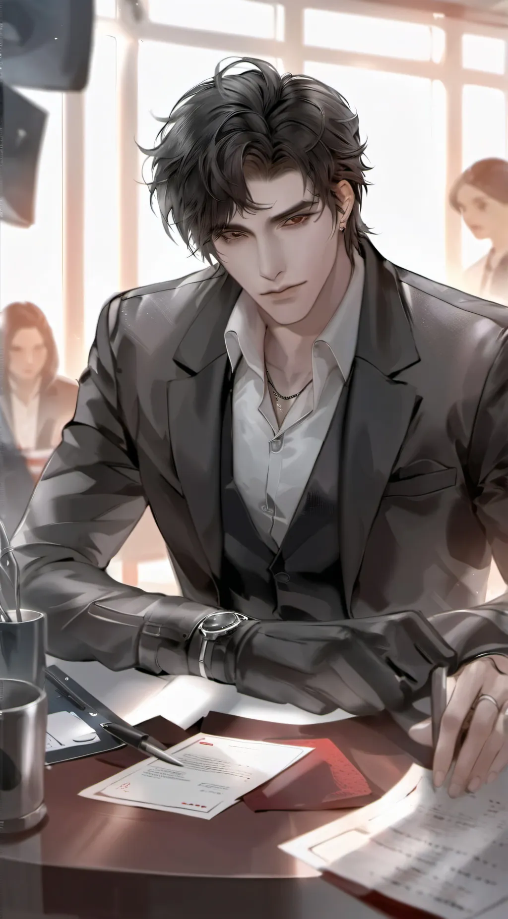 ai character: Davis background