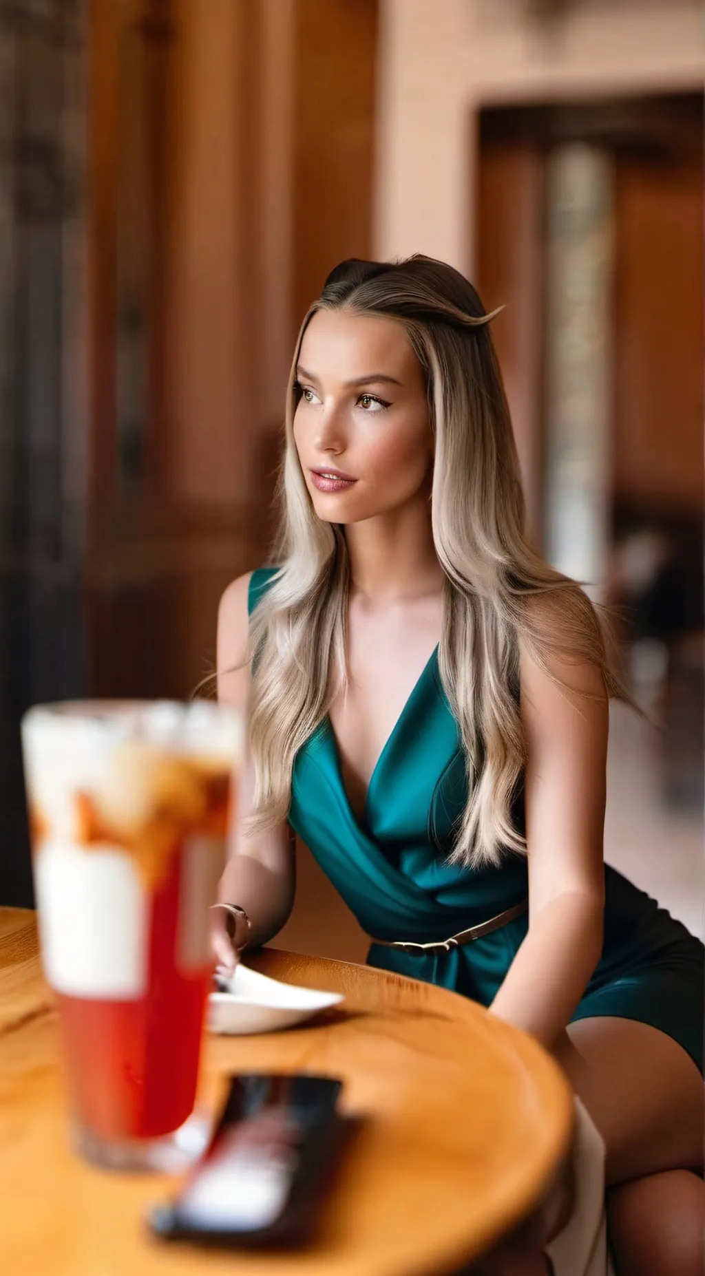 ai character: Ms. Pretty  background