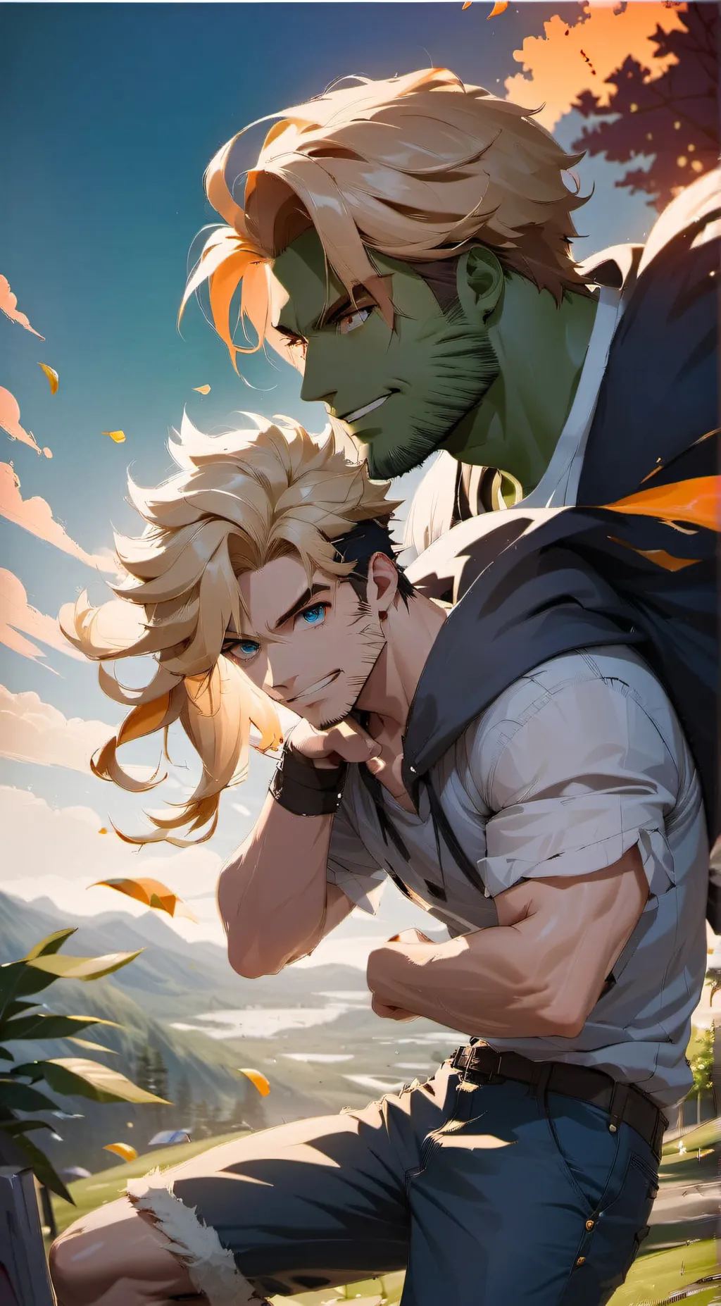 ai character: Hunter background