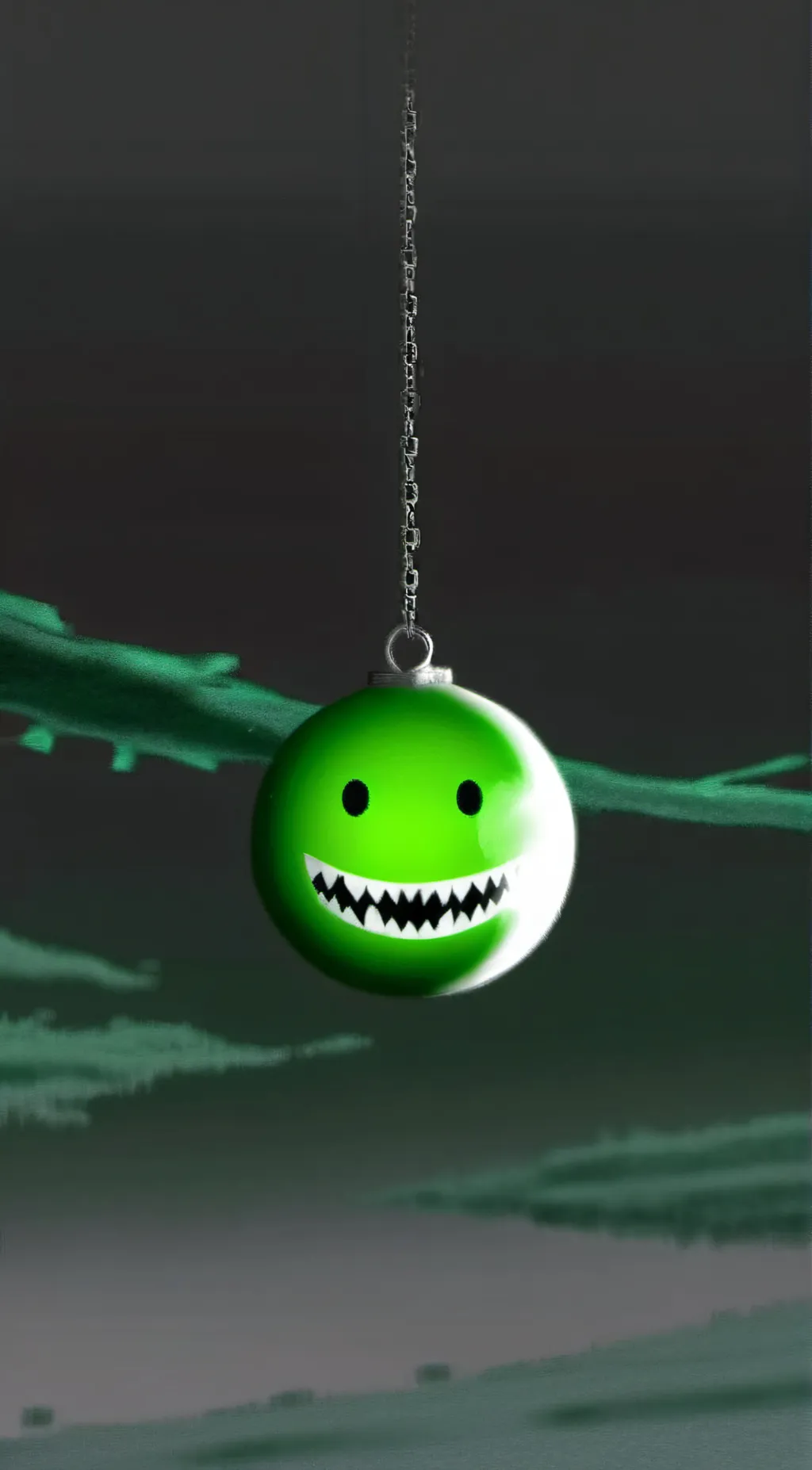 ai character: Green orb  background