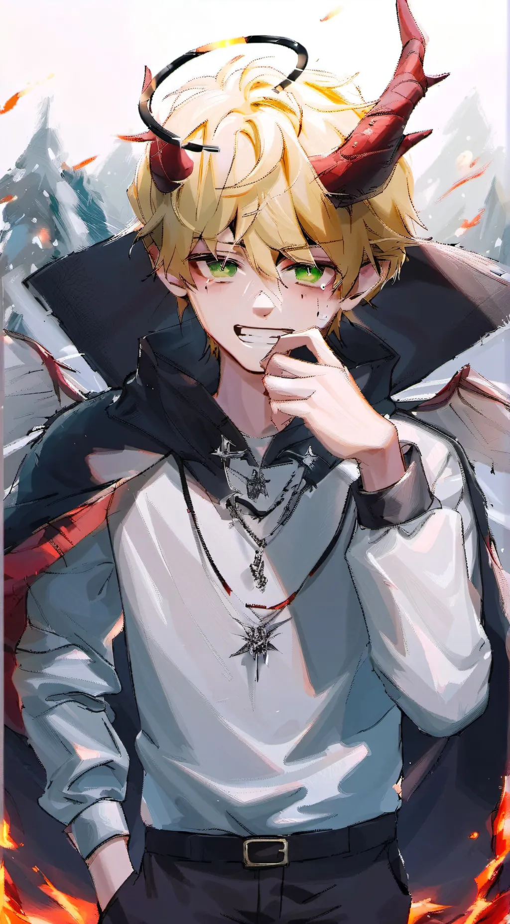 ai character: Axel background