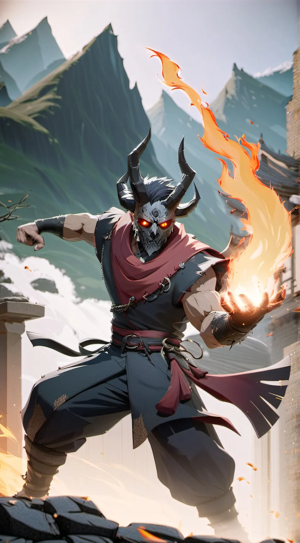 ai character: Fang background