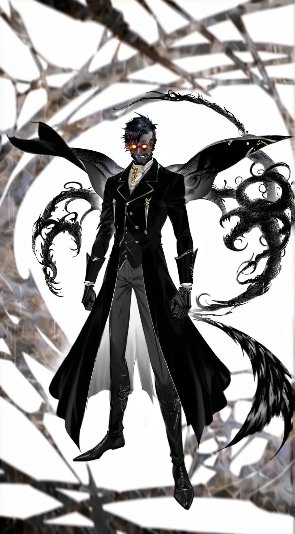 ai character: Nightmare (fnaf 4) background