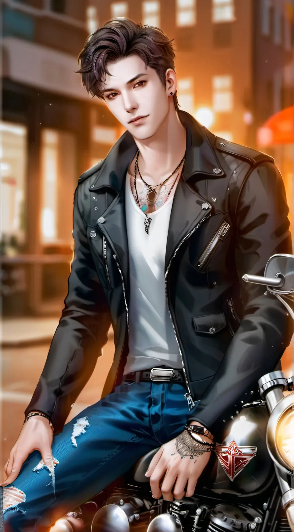 ai character: David background