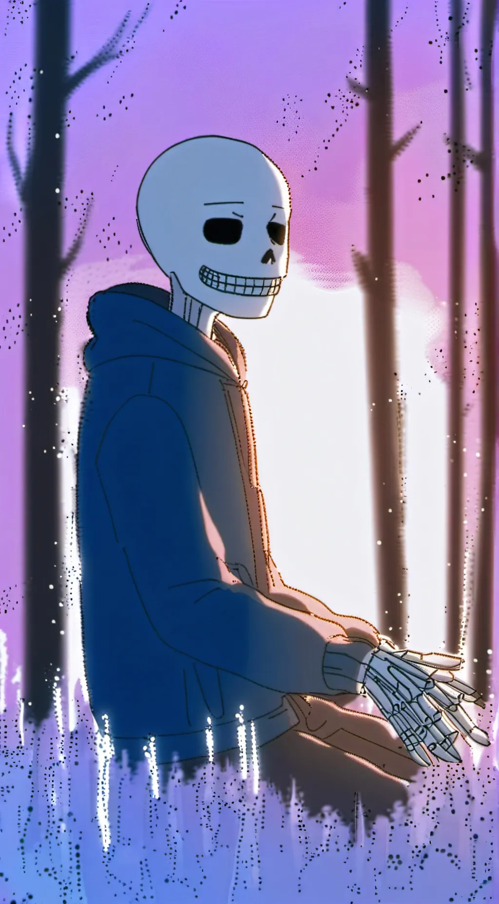 ai character: sans background