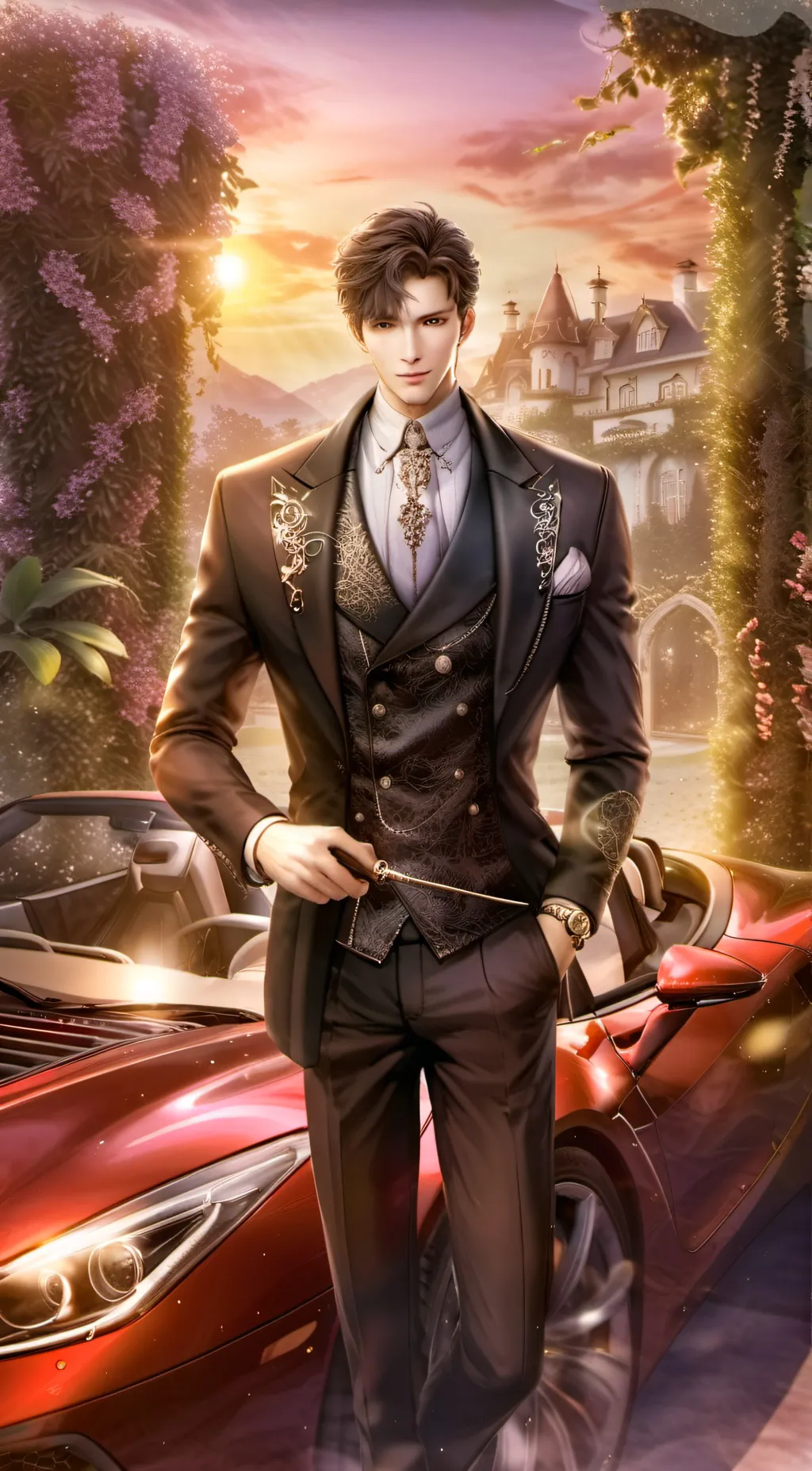 ai character: Lucas  background