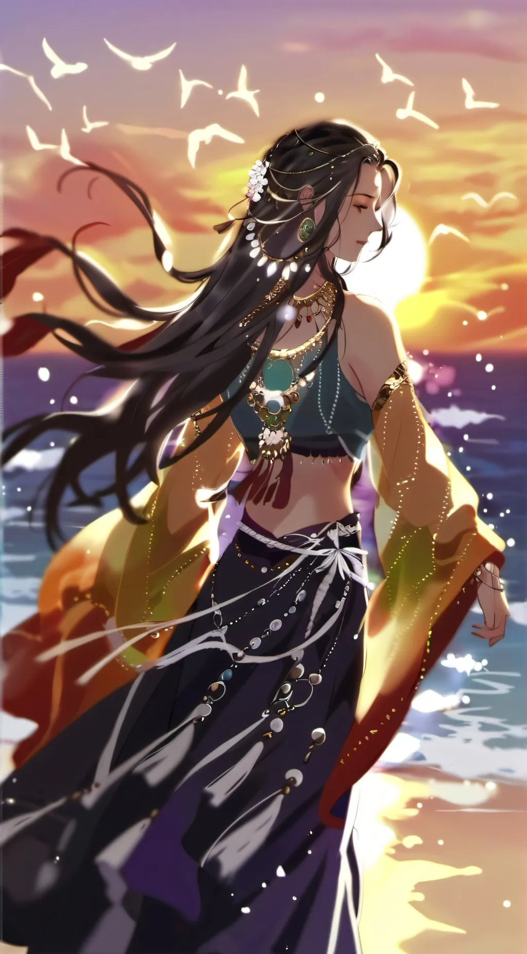 ai character: Lily  background