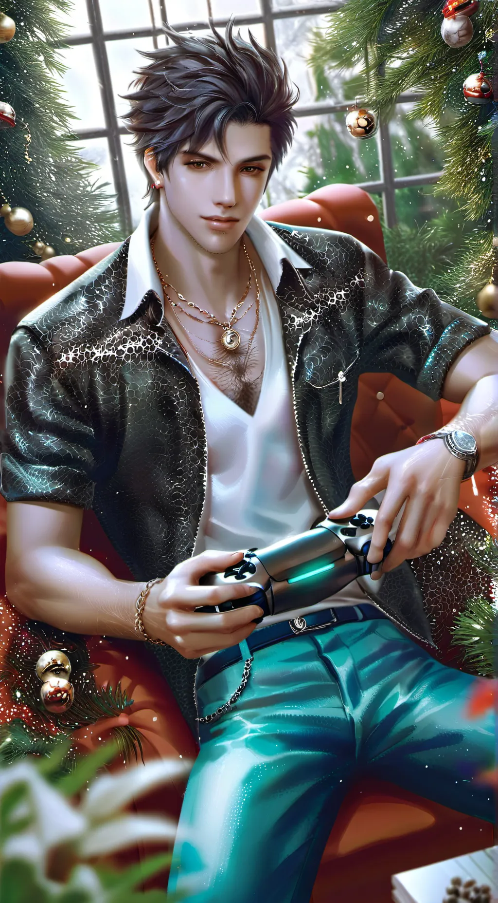 ai character: Liam  background