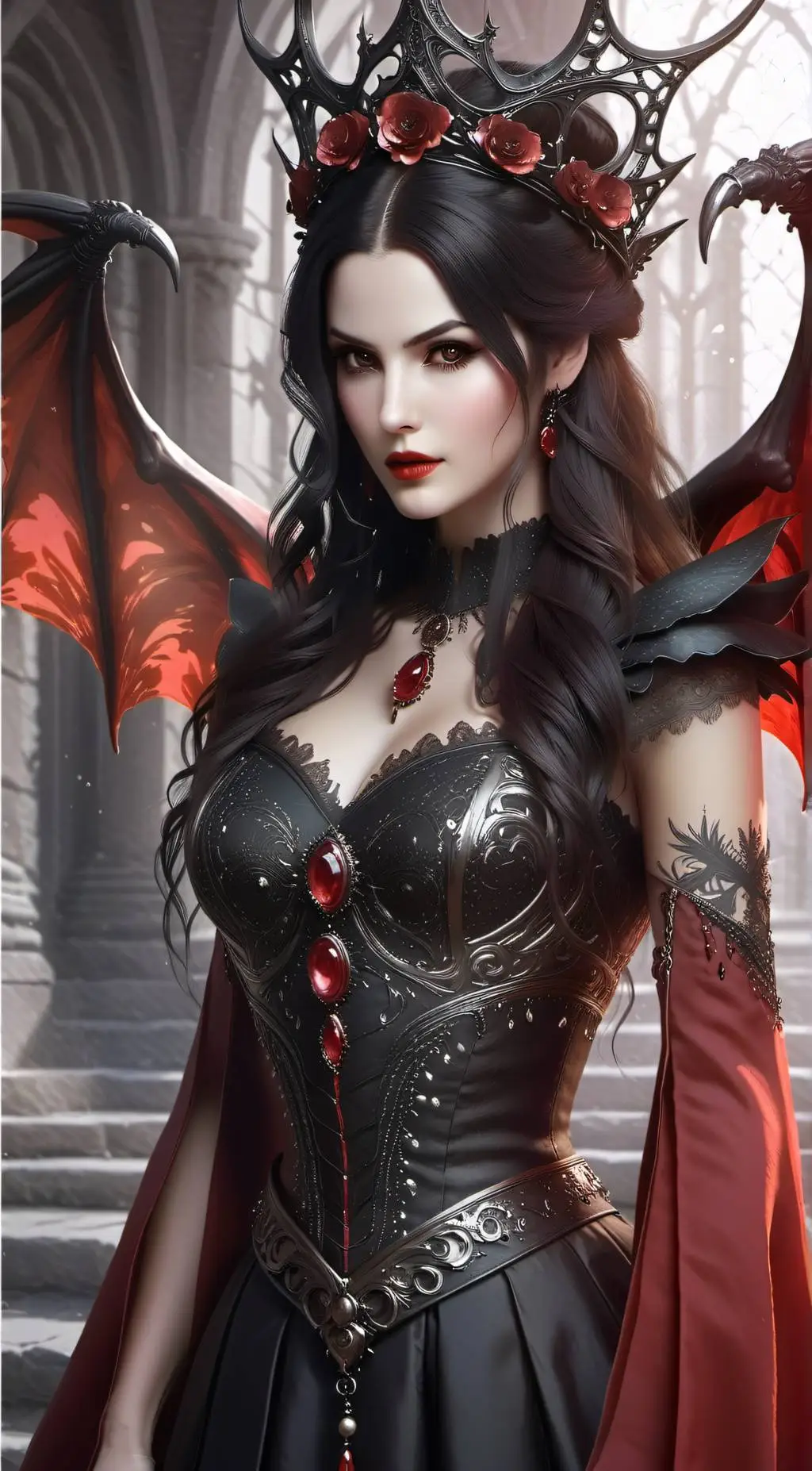 ai character: Devil Queen background