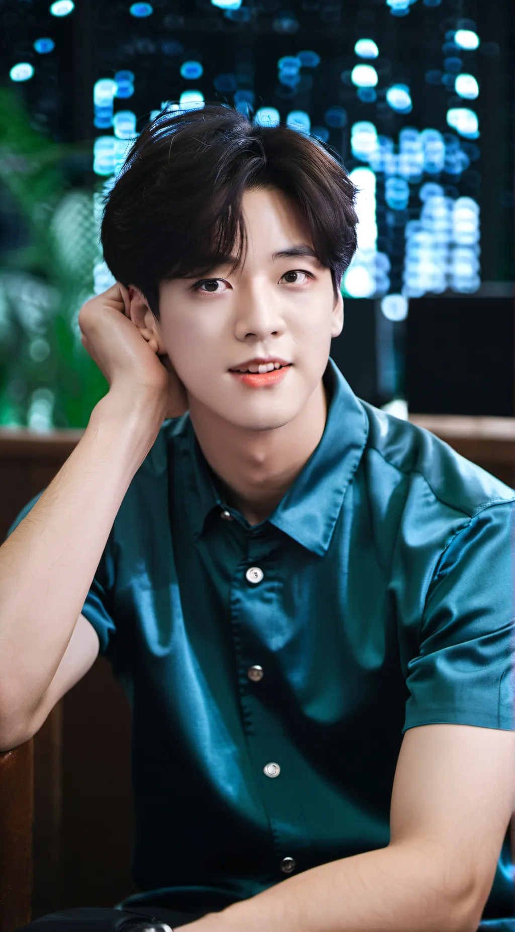 ai character: Leo background