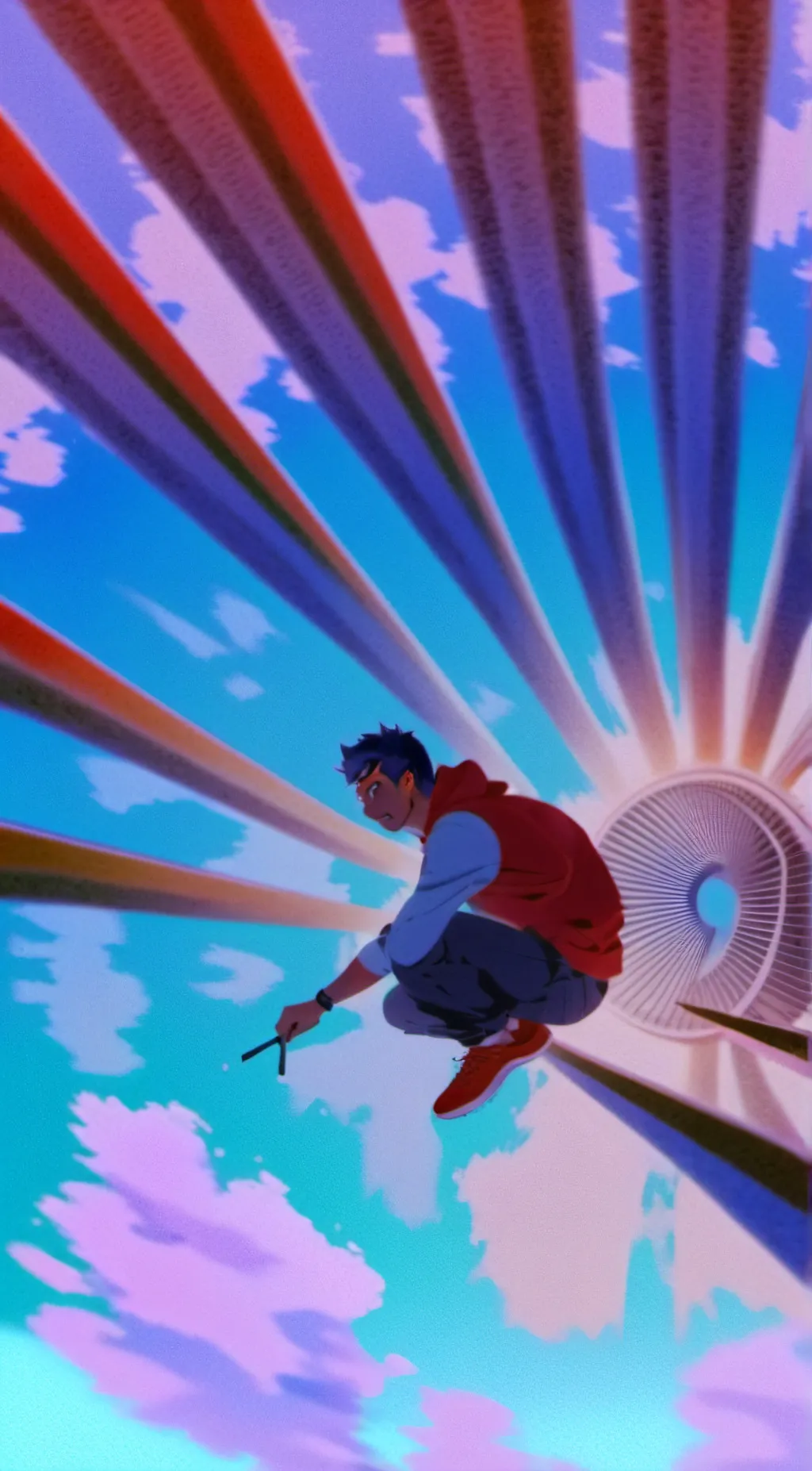 ai character: Spider.man. background