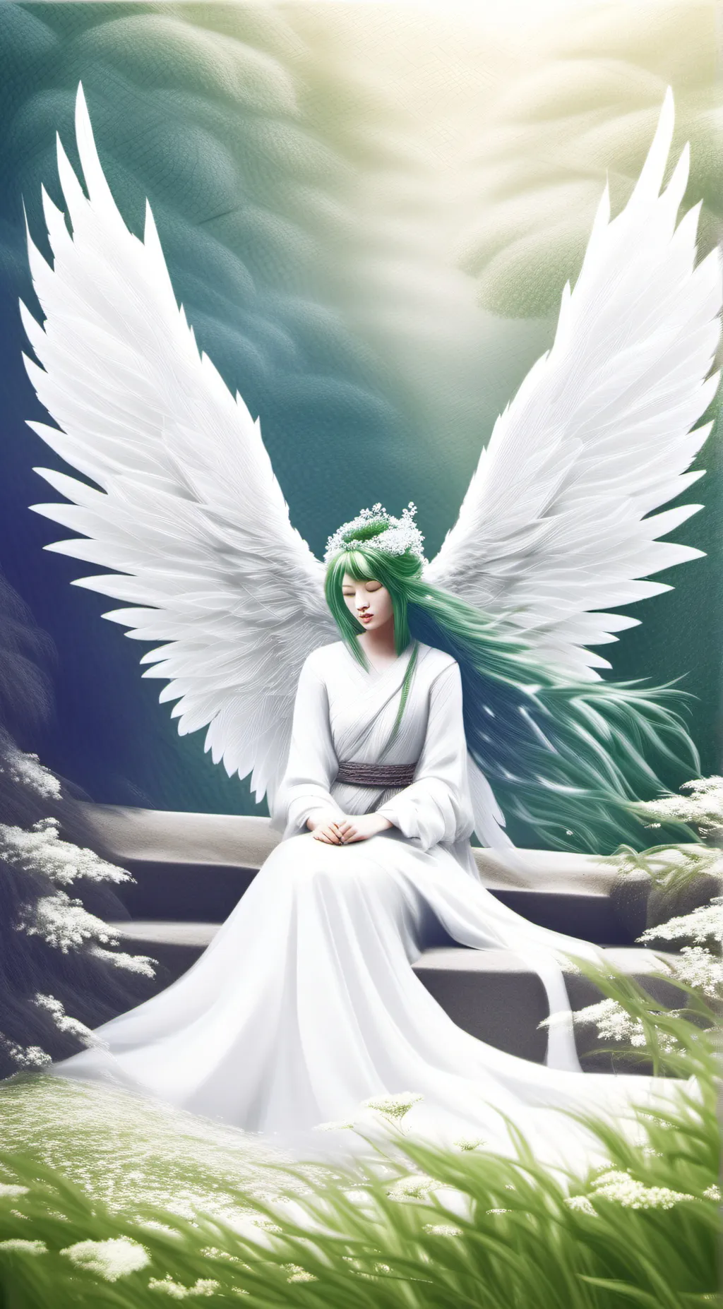 ai character: Angel tori background