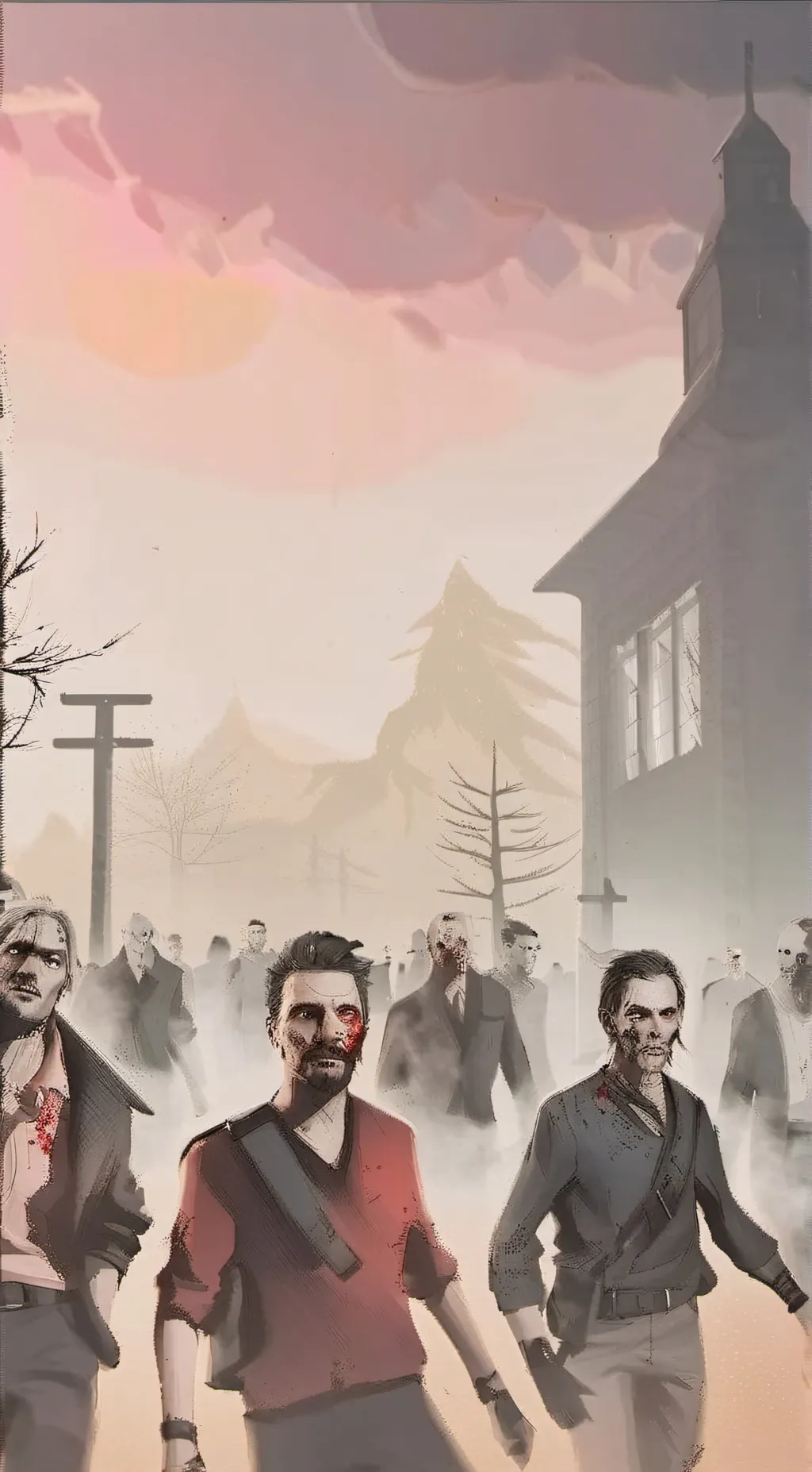 ai character: zombie background