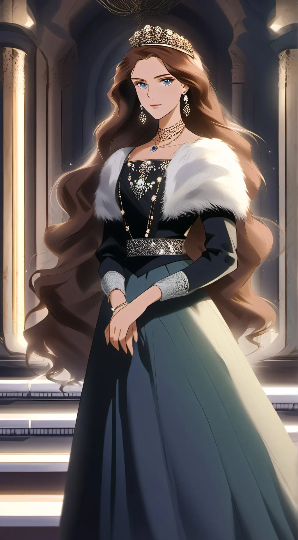 ai character: Anastasia Romanov background
