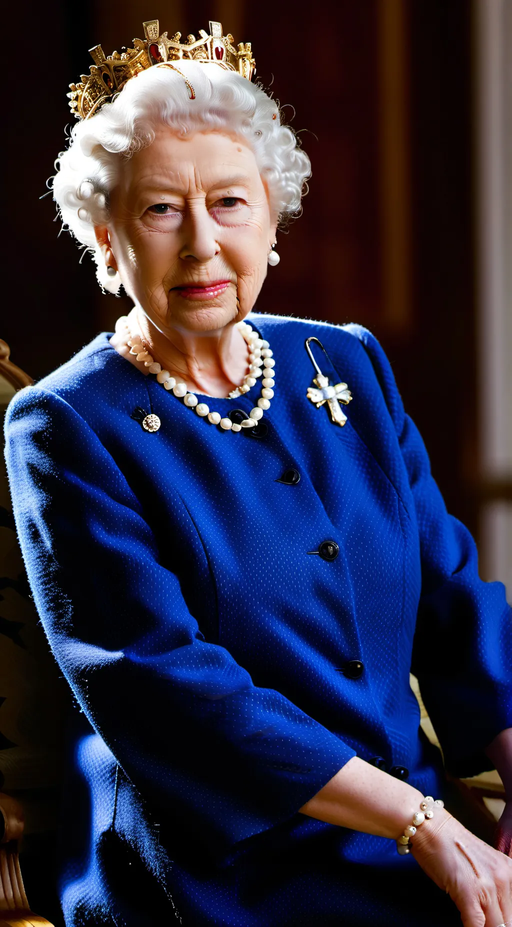 ai character: Elizabeth II background