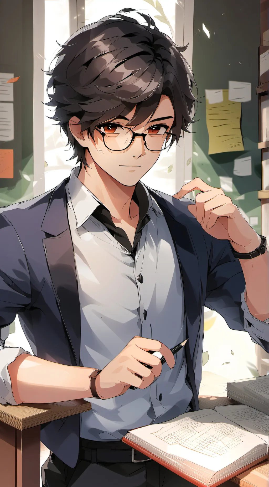 ai character: ... background