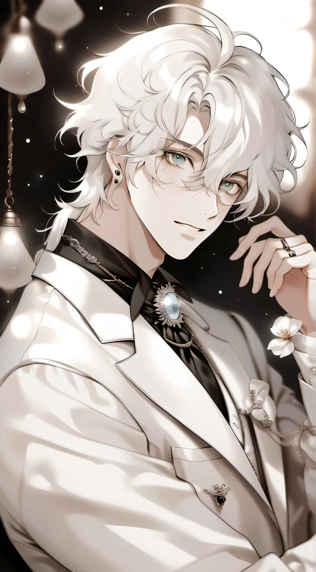 ai character: •NOAH🕊• background