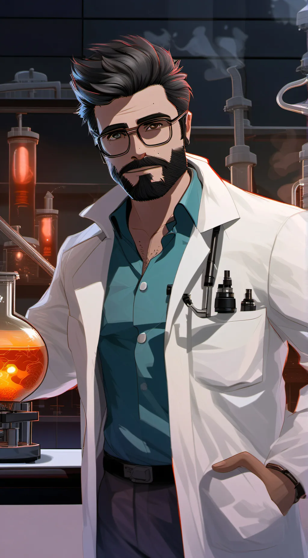 ai character: Dr background