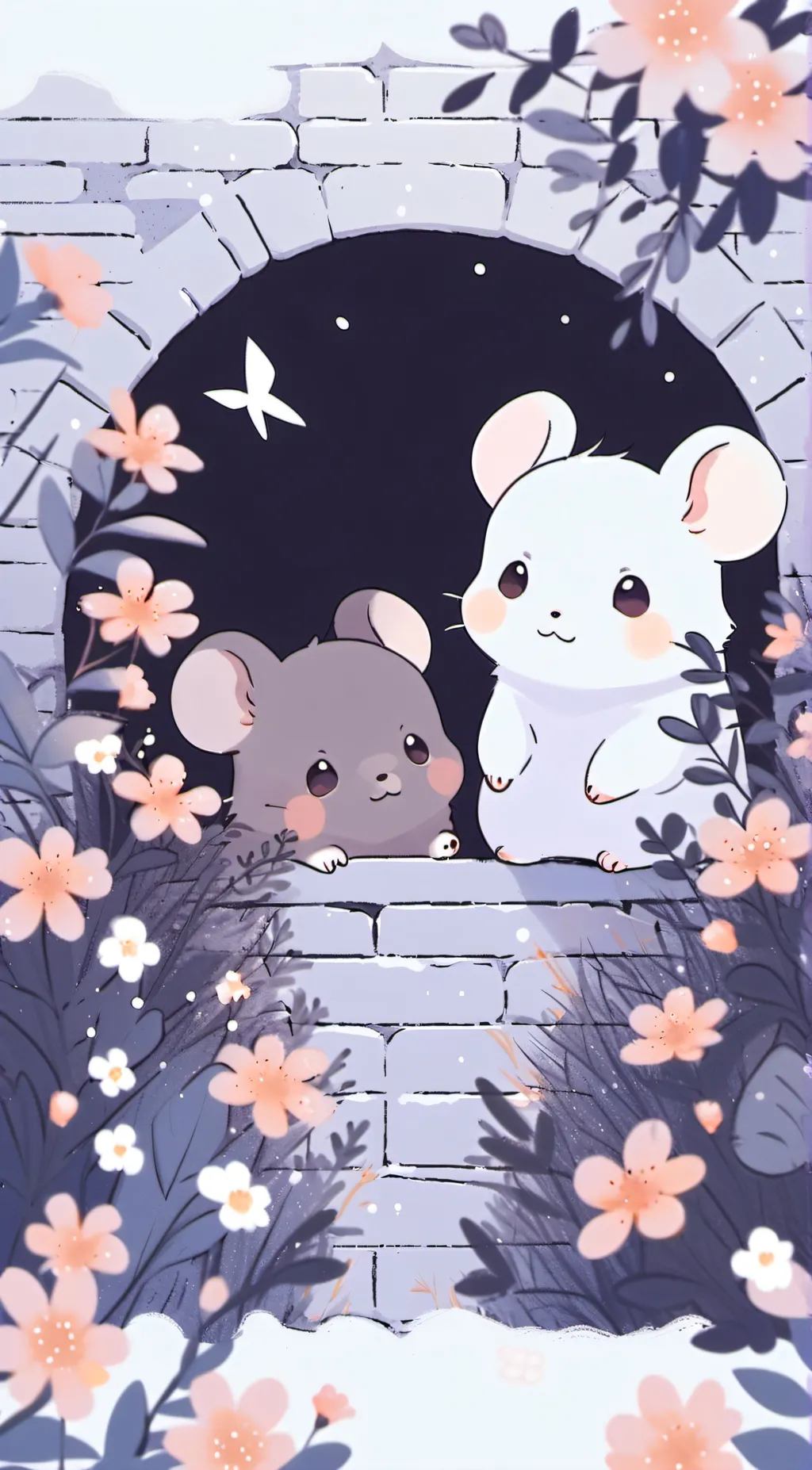 ai character: hamy ✿ background