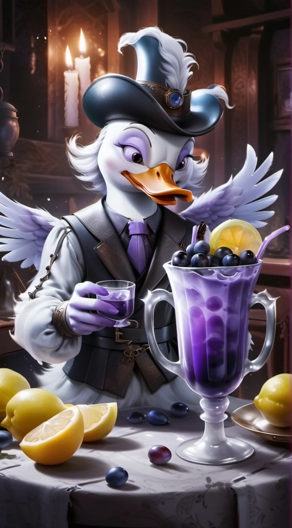 ai character: duck 2! background