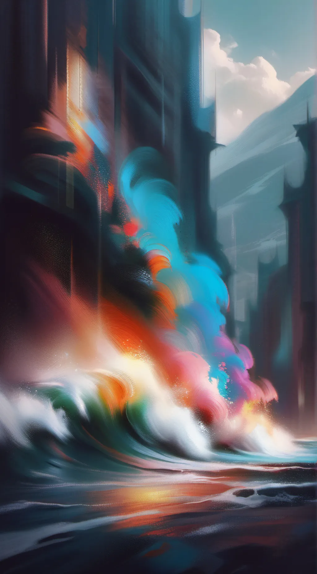 ai character: autisim test background