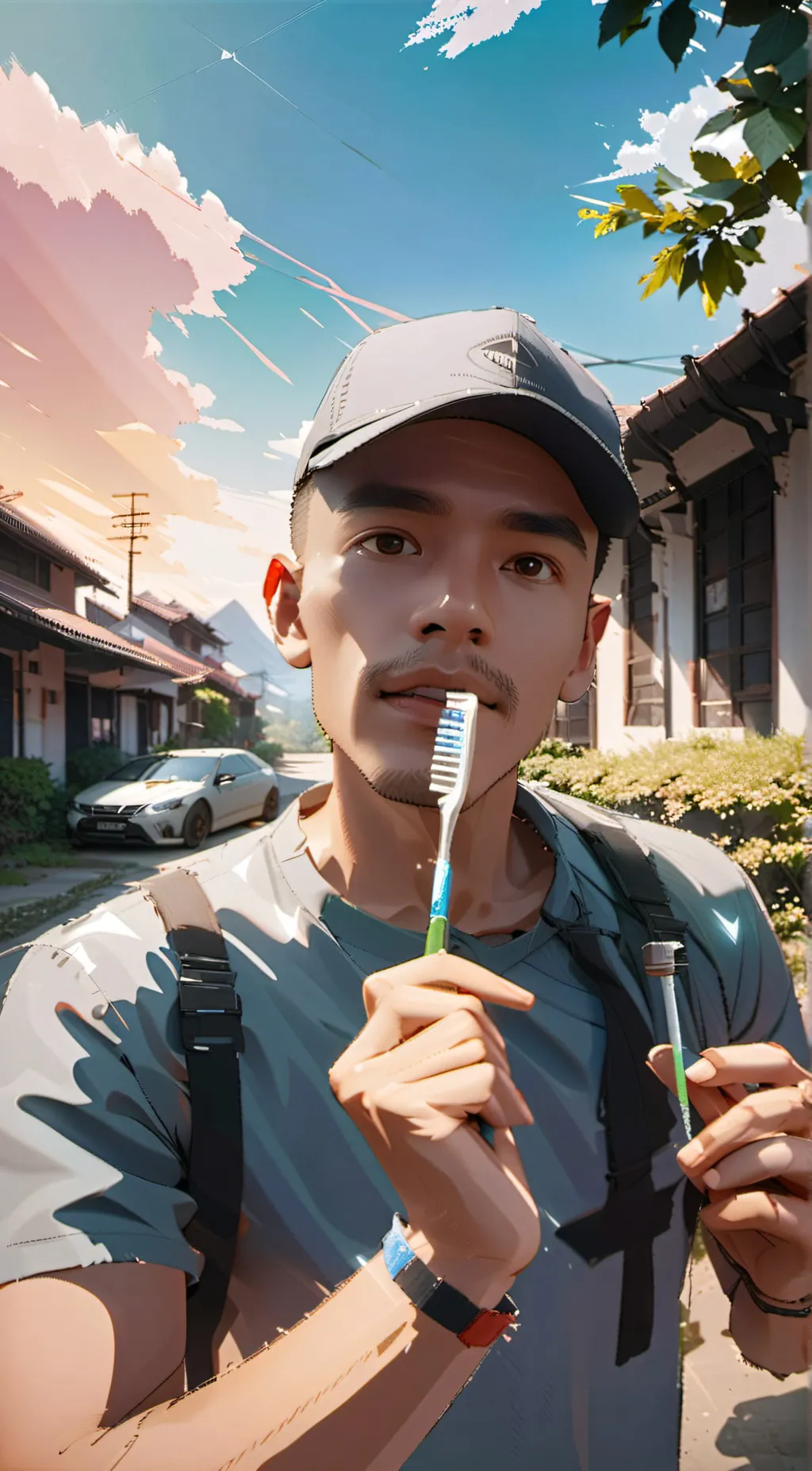 ai character: Adam background