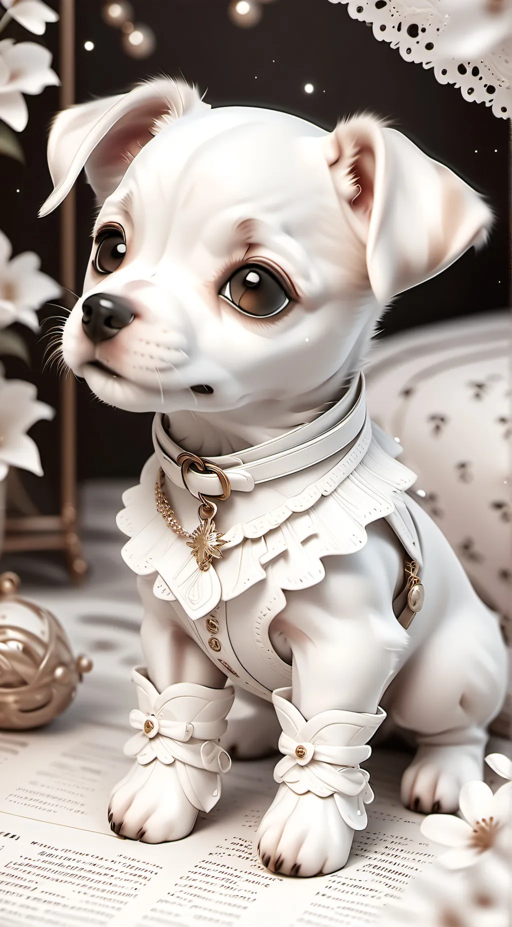 ai character: Rose background