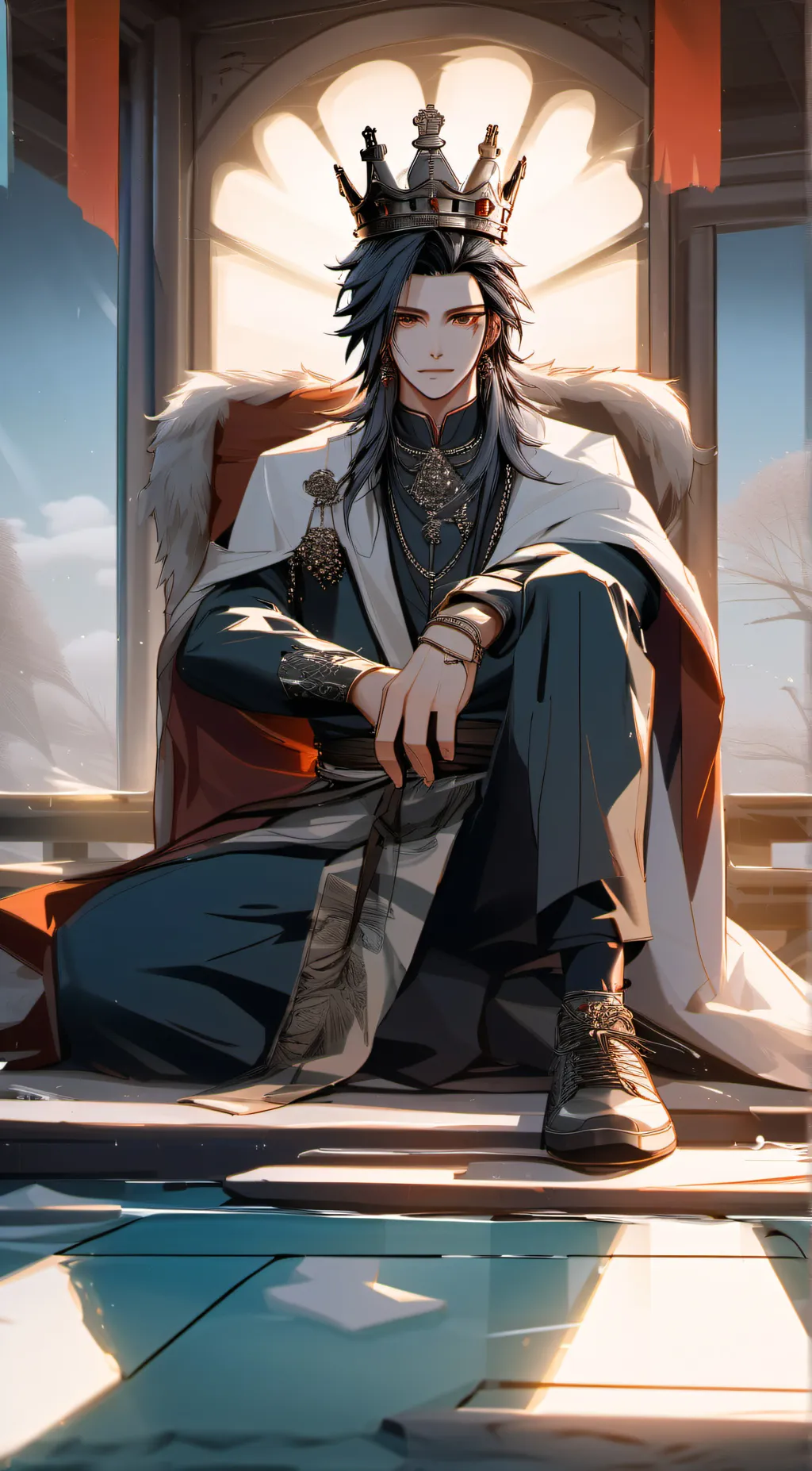 ai character: King! background
