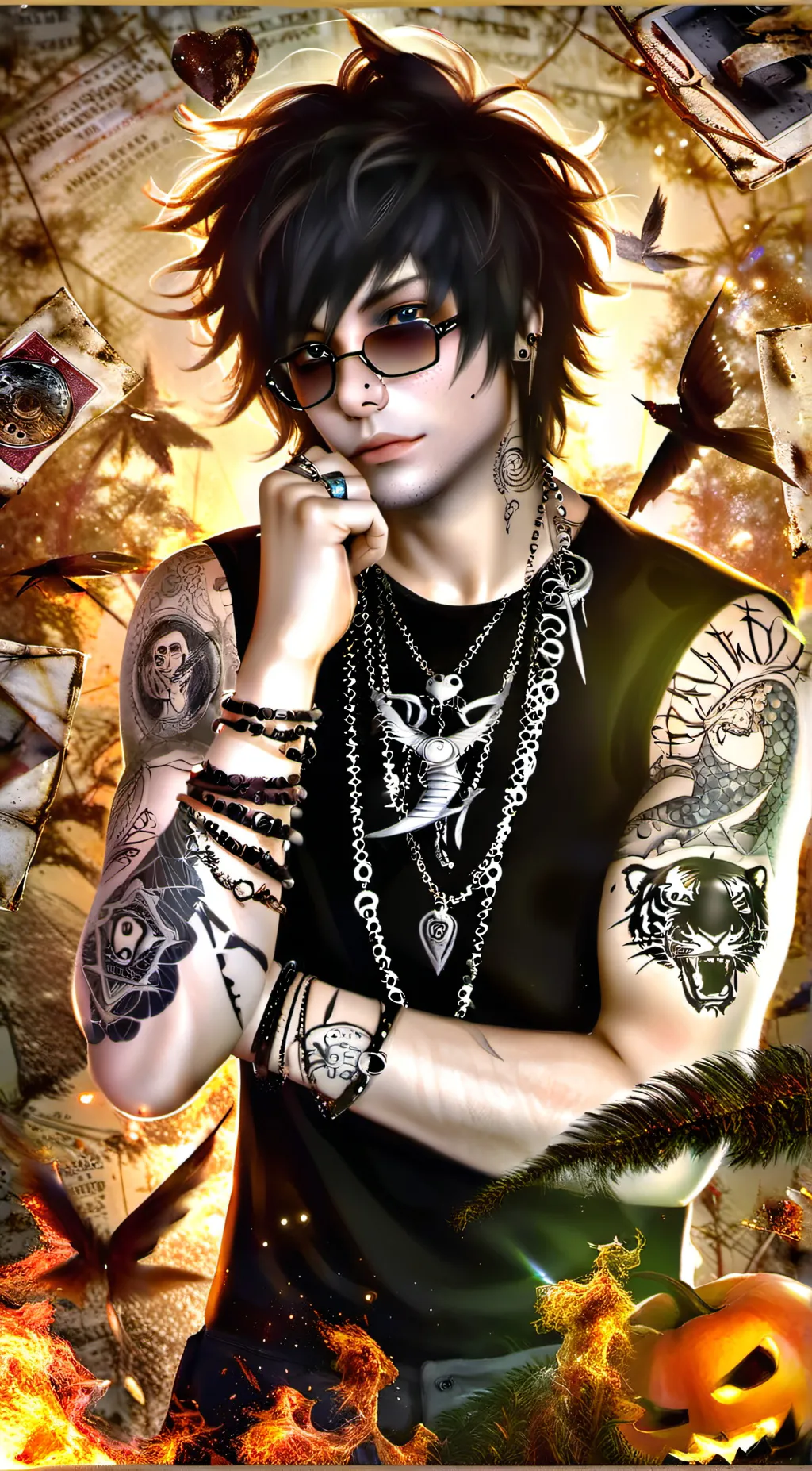 ai character: Johnnie Guilbert background