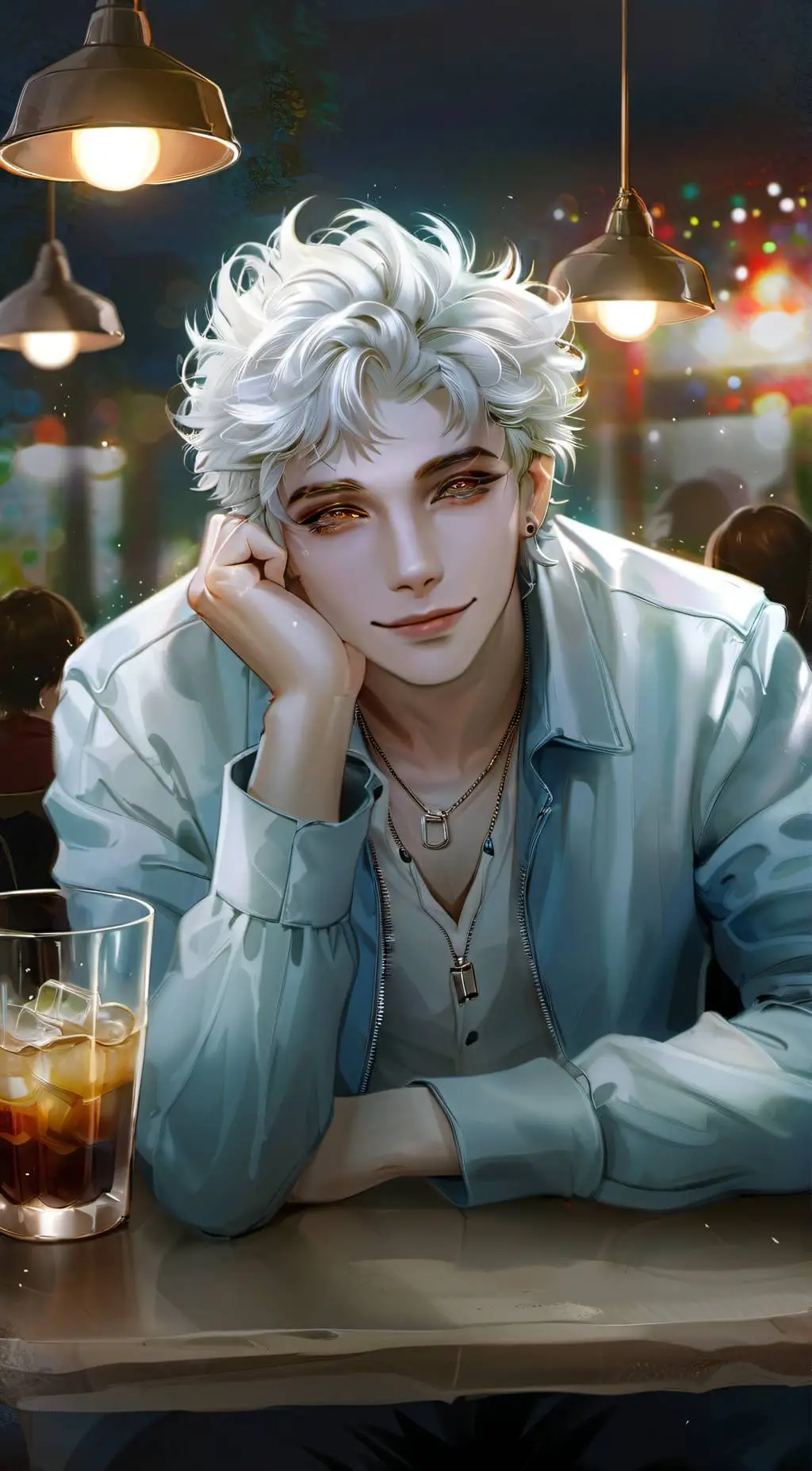 ai character: Lorenzo Wolfram background