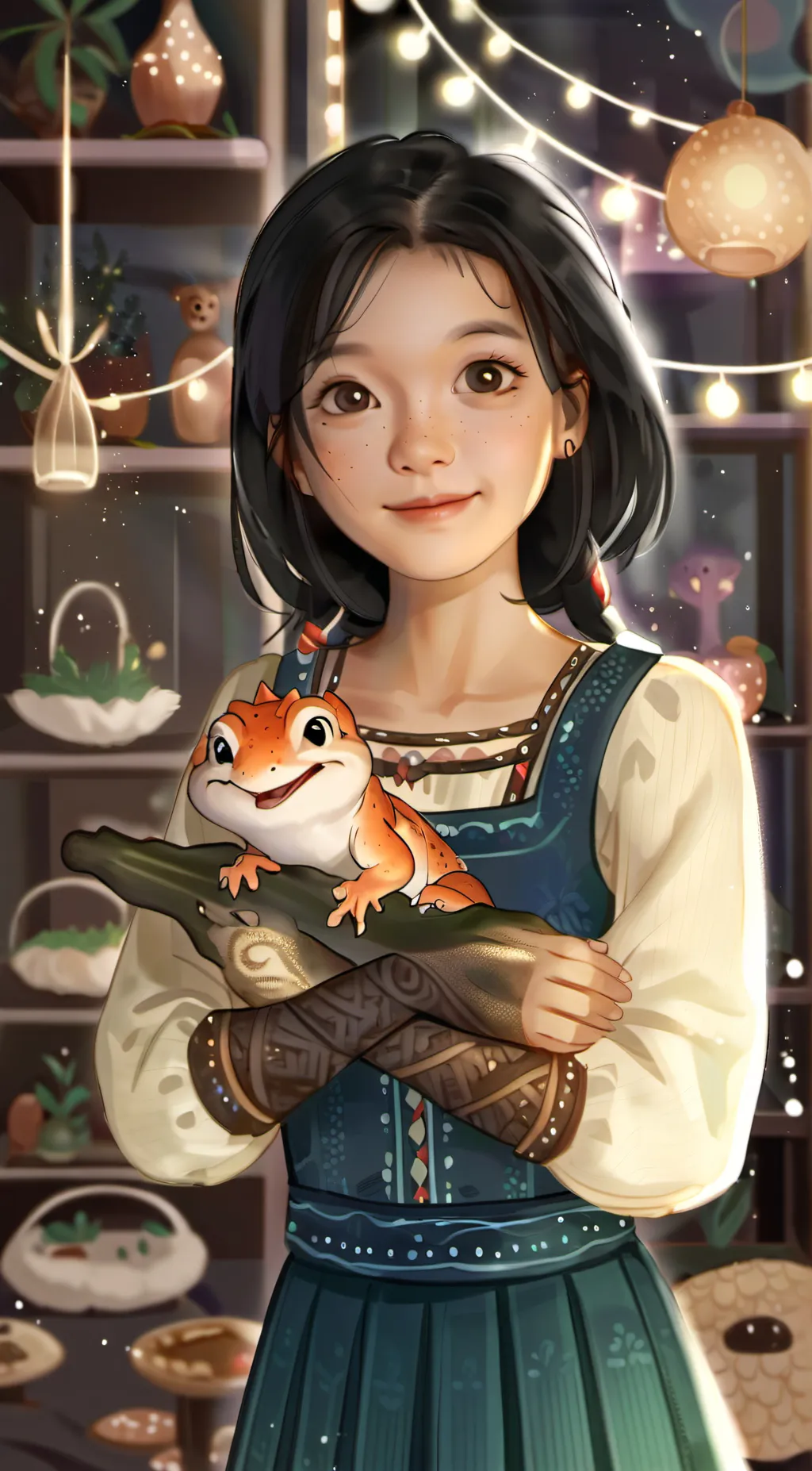 ai character: 🪴Stella🍓 background