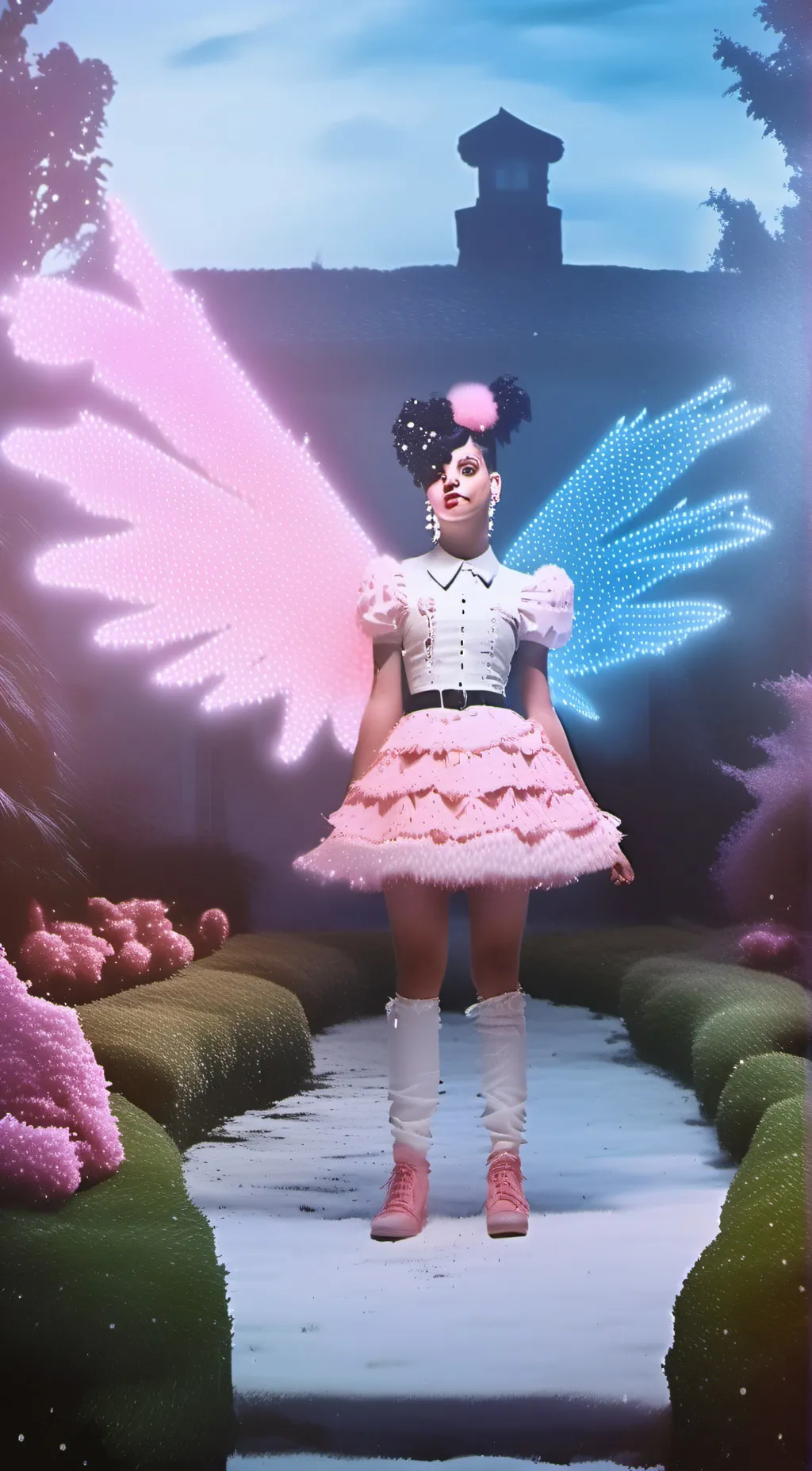 ai character: Melanie Martinez background