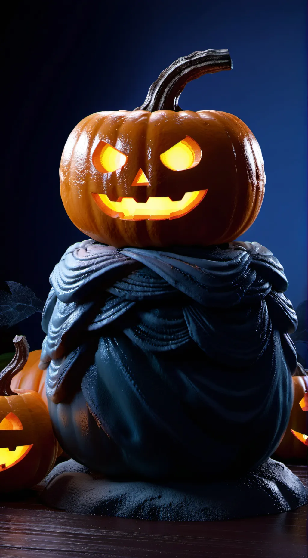 ai character: Halloween party background