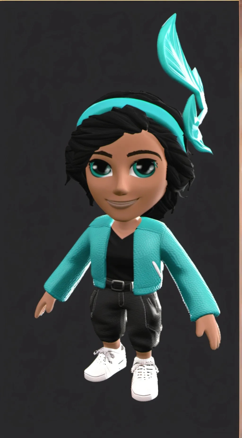 ai character: Rug background