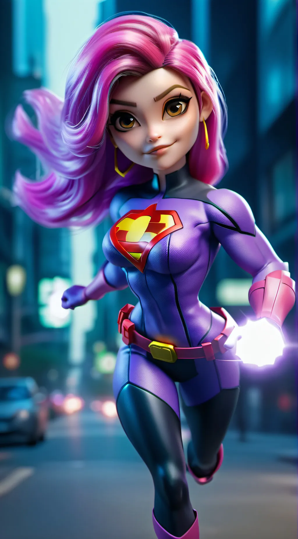 ai character: Starfire background